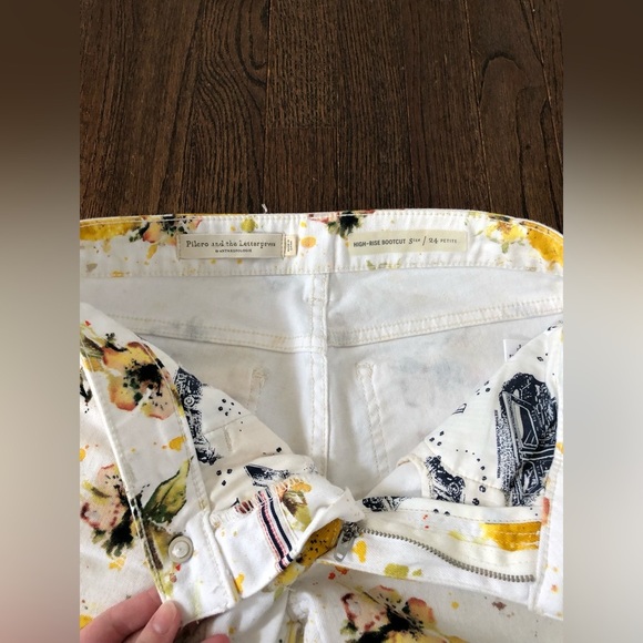 Pilcro and the letterpress Women’s 24P Lemon Grove High Rise Bootcut Crop Jeans - Picture 7 of 14